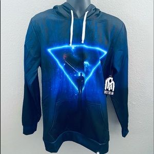 NEW! Into the AM Galaxy Forest Hoodie Sweatshirt